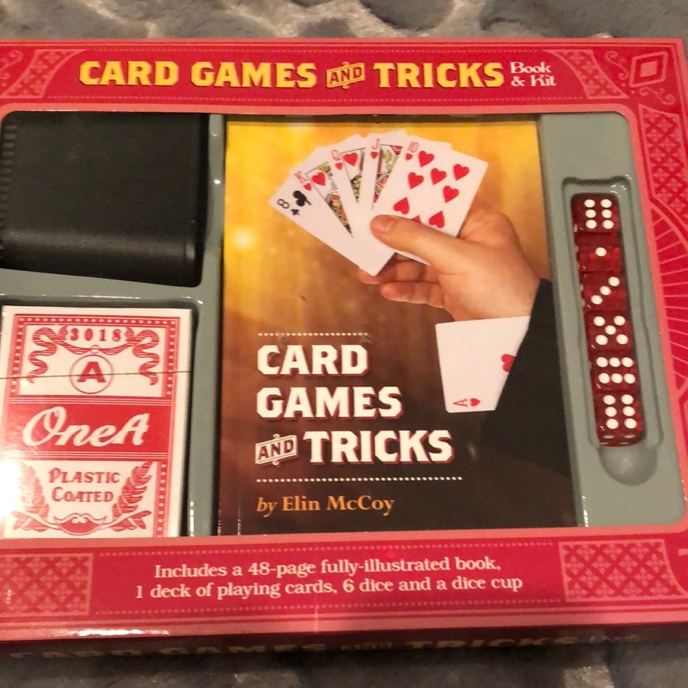 2 for $15-Card Games & Tricks-Book & Kit-New unopened box